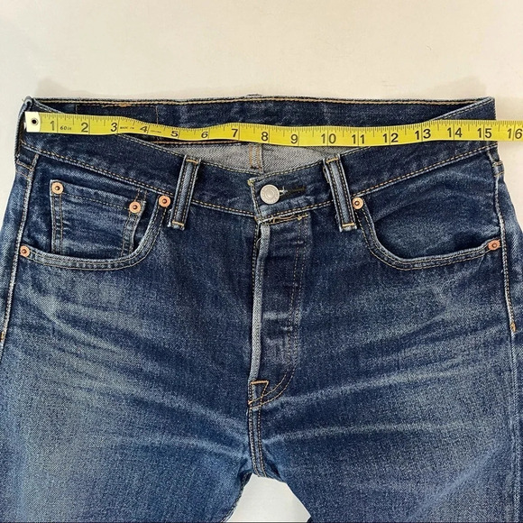 Levi’s 501 Button Fly High Waist Jeans - Picture 12 of 17